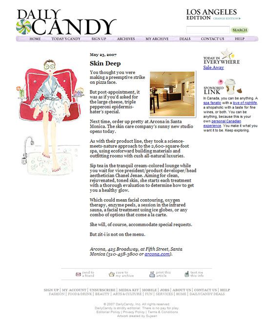 Daily Candy June 2007